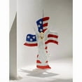 thumbnail image 2 of Ceramic Angel American Flag Cross Wall Decor 11in Patriotic Religious Gift, 2 of 3