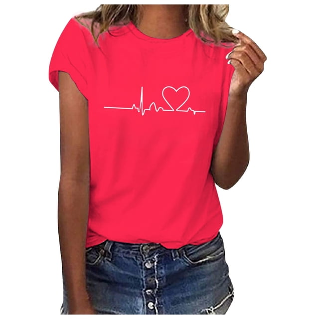 Playera Para Hombre, Camiseta De Manga Corta Holgada Con Cuello Redondo Y Estampado Informal A La Moda Para Niño Y Niña