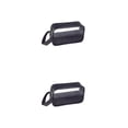 thumbnail image 4 of Bolsa de maquillaje impermeable y Transparente Vogacara para viajar 2piezas negro talla pequeña, 4 of 6