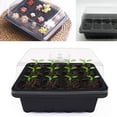 thumbnail image 2 of 5-Pack Seed Trays Seedling Starter Tray, Humidity Adjustable Plant Starter Kit with Dome and Base Greenhouse Grow Trays Mini Propagator for Seeds Growing Starting, 2 of 7
