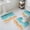 Green, variant on Purple Wave Bath Mat 3 Piece Bathroom Rug Set, Coastal Ombre Ocean Grey Stripes Beach Sand Non Slip Bath Rug Contour Mat and Toilet Lid Cover, Absorbent Shower Mats Soft Bath Rugs and Mats Sets