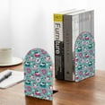 thumbnail image 5 of Susaid Dogs With Swimming Print Wooden Bookends Decorative Book Ends for Shelves Heavy Books Holder Organizer Non-Slip Desk Book End for Kids Room Office School 1 Pairs, 5 of 8