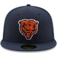 thumbnail image 2 of Men's New Era Navy Chicago Bears Team Basic 59FIFTY Fitted Hat, 2 of 6