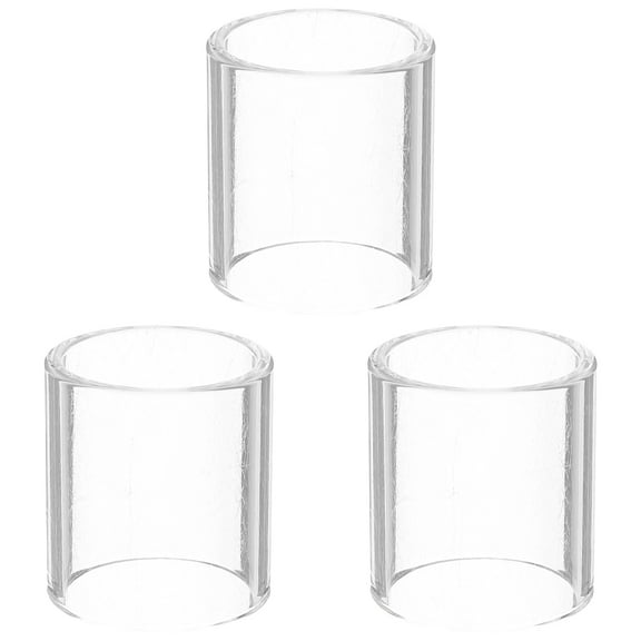 SOPOTUTU 3-Piece Guitar Finger Sleeve Glass Slides Set with Stable Fit for Acoustic and Electric Guitar Playing