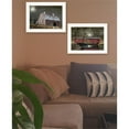 thumbnail image 2 of Trendy Decor4U "Midnight Moon" By Billy Jacobs, White Frame, 2 of 3
