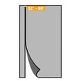 thumbnail image 1 of Yotache Puerta Mosquitera Magnética Reversible Con Apertura Lateral Izquierda Y Derecha, Se Adapta A Puertas De 32 X 80, Malla De Poliéster Mejorada Extraíble Para Puerta Trasera, Tamaño Real De La Mo, 1 of 8