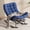 Blue, variant on EastVita Papasan Rocking Chair with Thick Cushion Outdoor Patio Rocking Chairs with Footrest Oversized Rocker Wicker Chair for Bedroom Living Room Porch Garden Lawn (Dark Blue)