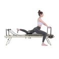 thumbnail image 5 of Foldable Pilates Reformer Machine, Multifunctional Yoga Fitness Equipment 77.56*22.44*28.54in, 5 of 12
