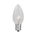 thumbnail image 2 of Novelty Lights 25 Foot C9 Twinkle Outdoor Patio Christmas String Light Set, Clear, Brown Wire, 25 Bulbs, 2 of 5