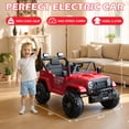 thumbnail image 3 of East doll 12V Ride on Toys for Toddlers, Electric Car for Kids, Kids Car with Remote Control, Bluetooth, Music, 3 Speeds for Kids Gifts, Red, 3 of 8