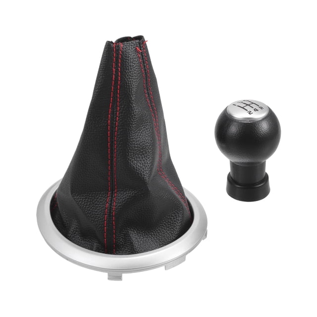 Pomo de cambio de marcha único Bargains con cubierta 5 velocidades para Suzuki Swift 2005-2010 plástico rojo