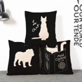 thumbnail image 3 of 17" Funda De Almohadón de de Gato para Hogar Fiesta Partido de Sofá Decoración 44 x 44cm Zulema Cojín, 3 of 4