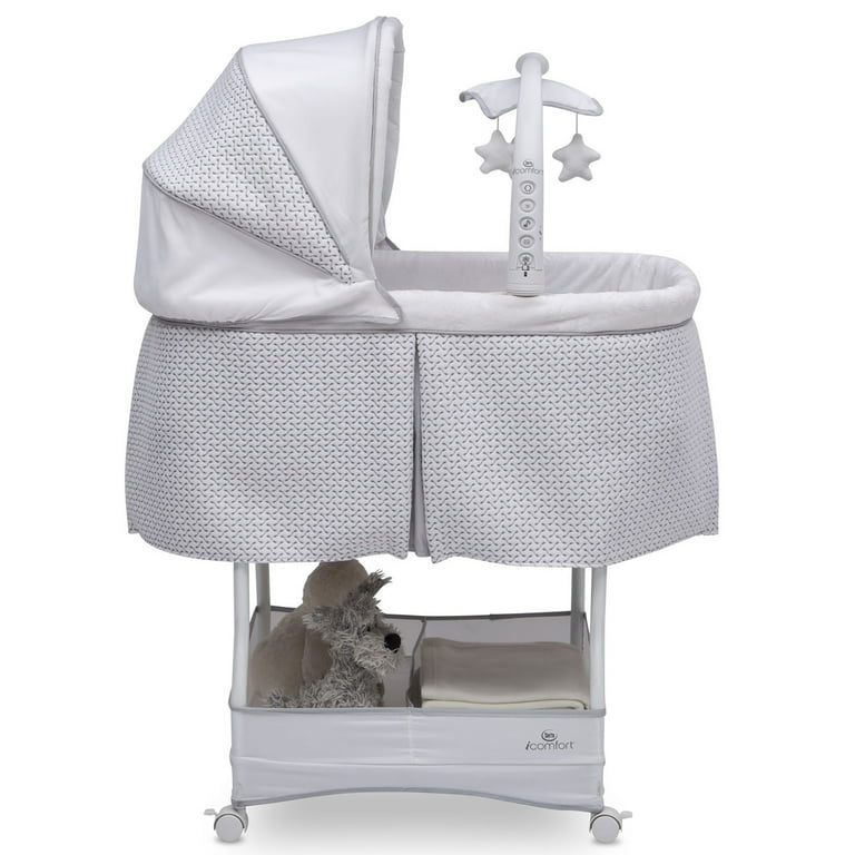 Silent auto top gliding elite bassinet