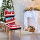thumbnail image 5 of Funda para silla de comedor | Protector de silla extraíble y lavable para cocina y restaurante | Funda elástica de poliéster para el respaldo de la silla, 5 of 6