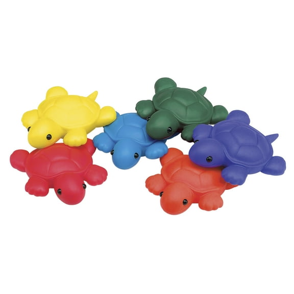 Sportime Indestructible Bean Bag Turtles, Set of 6