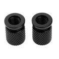 thumbnail image 3 of 2 Uds Tapas de Válvula de Vástago de Neumático de Rueda de Motocicleta de Coche Cubierta de Polvo de Aluminio Anodizado Negro, 3 of 9