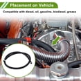 thumbnail image 2 of Manguera de combustible AN-8 Unique Bargains 4 Ft L 11.13mm ID 17.2mm OD Manguera de vacío Manguera de combustible automotriz 1 pieza, 2 of 7