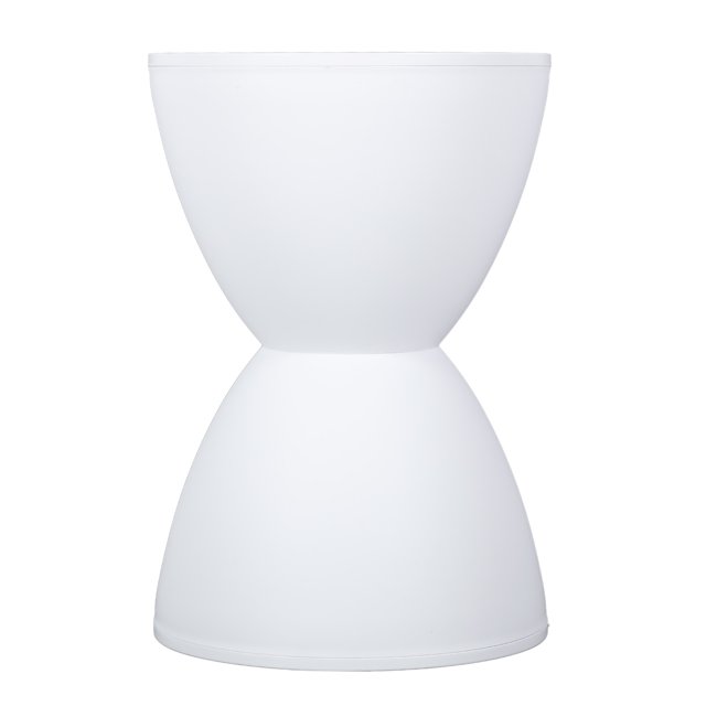 Tabouret Sablier Moderne, Table d'Appoint Tabouret en Forme de Sablier Table d'Extrémité Moderne Tabouret Rond d'Extérieur Table d'Appoint Tabouret pour Changer de Chaussures Usage Domestique 43x30 cm