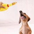 thumbnail image 4 of Pack 3 Pollos Goma Amarillos, Juguetes Duraderos Para Perros Xtellar amarillo, 4 of 4