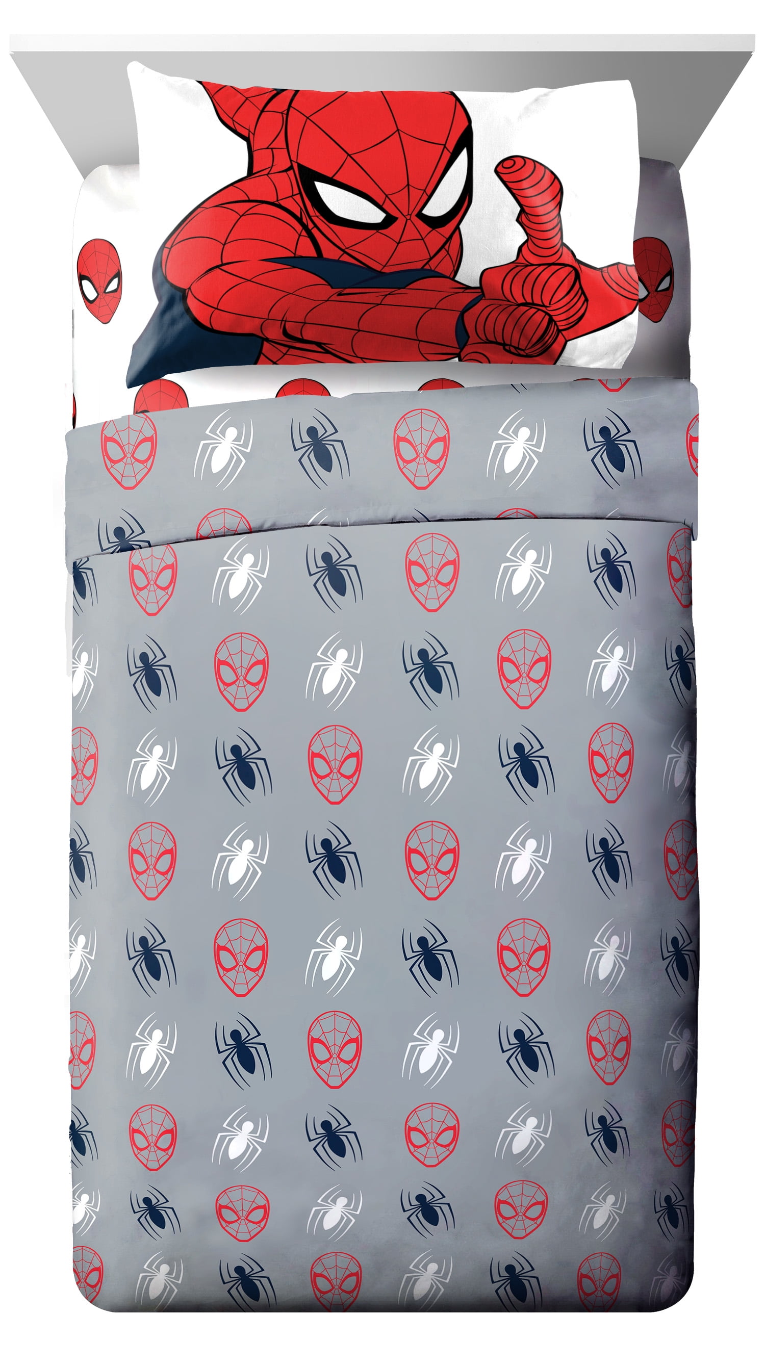 Marvel Spiderman Astonish 4 Piece Full Sheet Set 