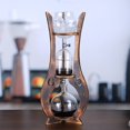 thumbnail image 1 of Home Wooden Stand Borosilicate Glass Ice Drop Pot Iced Cold Tower Drip Commercial Cold Brew Coffee Maker, 1 of 6