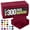 Burgundy, variant on Crown Display Emerald Green Beverage Napkins, 300 Count