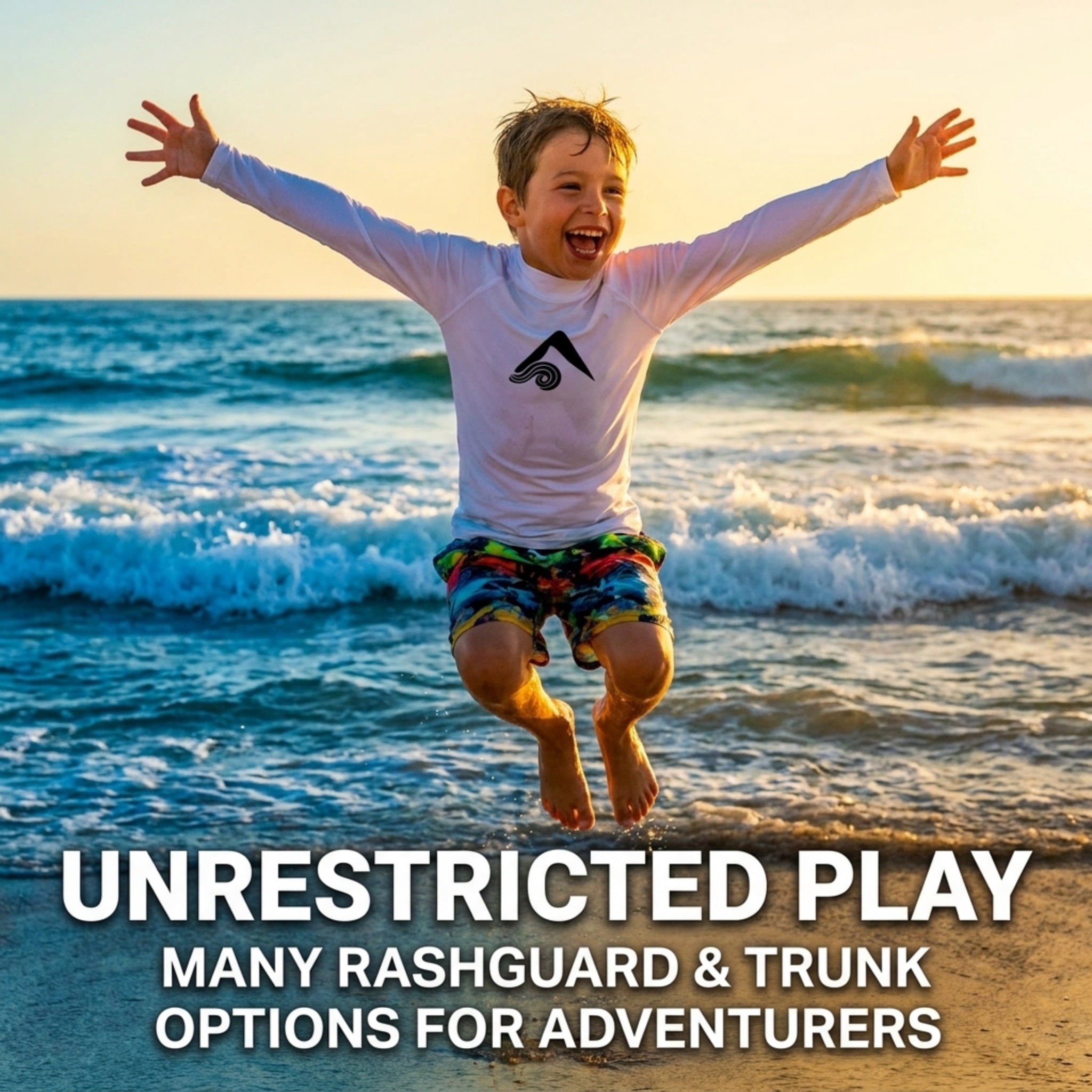 Kanu Surf Boys' Platinum Rashguard