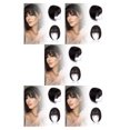 thumbnail image 2 of kurtrusly Ajouter Glamour à la Coiffure Douce et Confortable Extensions d'Une Seule Pièce Bangs Doux 5Set, 2 of 6