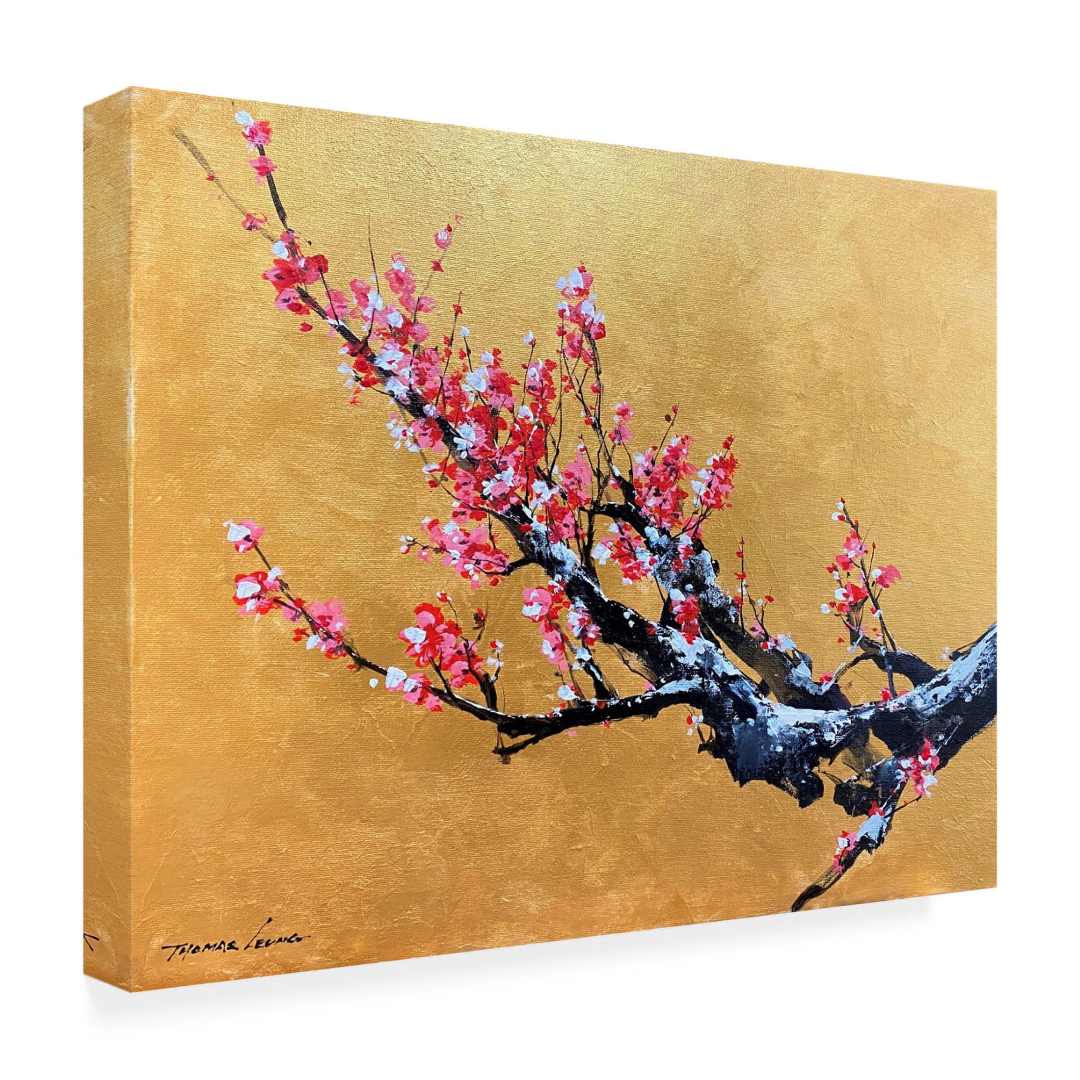 Canvas Wall Art - Thomas Leung 'New Year Coming' Wall Art for Living Room, Bedroom, or Office Décor by Trademark Fine Art - 32 x 24 Inches