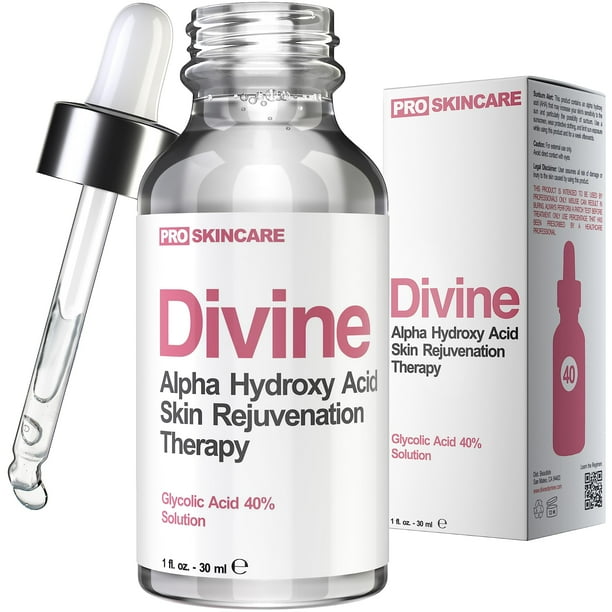 Exfoliante químico Divine Derriere con ácido glicólico 40% para rostro