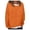 Orange Sweatshirts 1PC, variant on MEZZALL Women Sweatshirts Solid Color Long Sleeve Casual Loose Fit Crew Neck Stylish Comfortable Pullover Basic Daily Outdoor Holiday Travel Tops