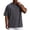 Grey, variant on Mens Oversized T-Shirts Solid Color Crew Neck Short Sleeve Soft Tshirts Basic Everyday Casual Tee Shirt