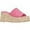 Pink, variant on Women's Wedge Sandal Espadrille Platform Slip On Open Toe Wedge Heel Sandals