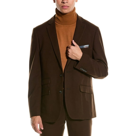 Paisley & Gray mens  Dover Slim Fit Jacket, 40R, Brown