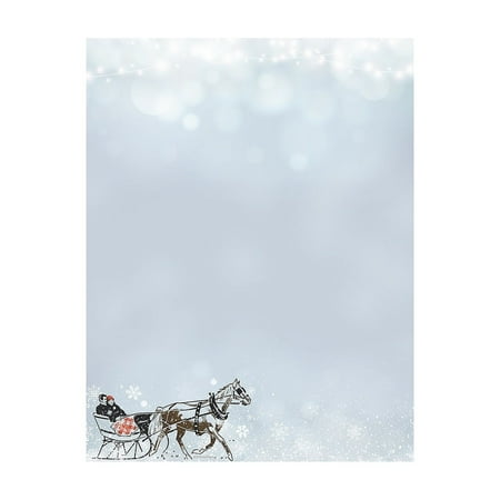 Great Papers Vintage Sleigh Ride - Letter A Size (8.5 in x 11 in) 60 lbs - 80 sheet(s) letterheaded paper