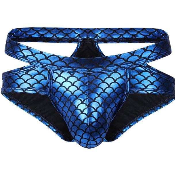 Mens Underwear Clearance Underwear Boxers Fishscale Imitation Double Ding Underwear Sexy