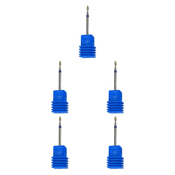 braveheart 17 Type Nail Art Manicure Tool Drill Bits Burs Polishing Grinding Head Tool No.08 5Set