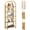 Gold, variant on ModFurne Triple Wide 6 Tiers Industrial Book Shelf with 3 Drawers and Storage Shelves, 73.6" Tall Bookcase with 16 Open Display Shelves, Large Etagere Bookshelf for Home & Office, White