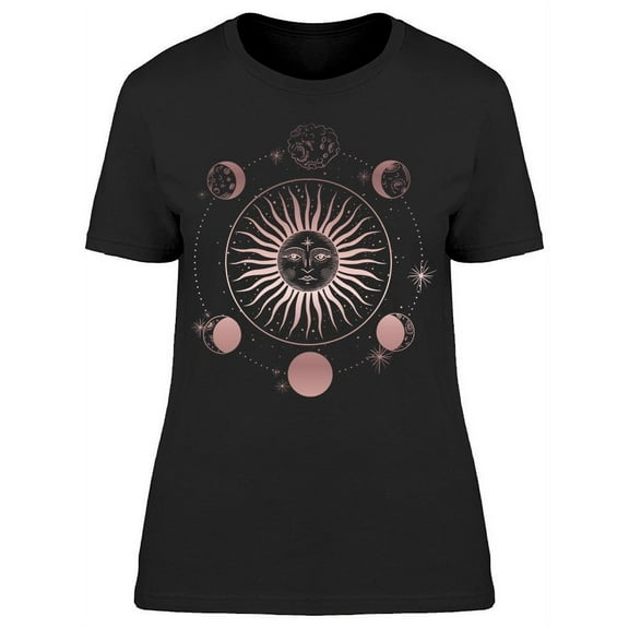 Moon Phases Universe T-Shirt, 3XL