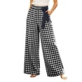 thumbnail image 2 of Bnwani Woman Pants, Stylish Loose Elastic Waist Causal Pants Daily, 2 of 6