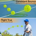 thumbnail image 4 of 40 Holes Outdoor Pickleballs - outdoor Court Pickleball Balls - 3 Pack, 12 Pack + Bulk 100 Pack of Pickleballs, 4 of 7