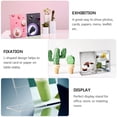 thumbnail image 3 of OULII 3Pcs Rack Sign Holder Transparent Card Display for Store Use, 3 of 8