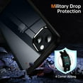 thumbnail image 3 of Shockproof Clear Case for iPhone 15 Plus, [Not Yellowing] [10FT Military Drop Protection] Hard Clear Back Silicone Edge Four Corner Airbags Drop Protection Phone Cover, 6.7 inch, Black, 3 of 8