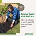 thumbnail image 6 of Gardener's Supply Company Recycled Rubber Walkway | Natural Looking Permanent Mulch Pathway Solution and Plants Vegetables & Flower Garden Barrier | Garden Edging Border Mat - 8' x 2', 6 of 7