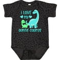 thumbnail image 3 of Inktastic I Love My Auntie-saurus Cute Brontosaurus Family Boys or Girls Baby Bodysuit, 3 of 5