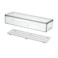 thumbnail image 1 of Organizador para refrigerador, organizador de tocador, contenedor de almacenamiento, organizador de cajones de cocina con tapa apilable para cucharas, Bandeja pequeña y de drenaje BLESIY Contenedor organizador de almacenamiento, 1 of 8