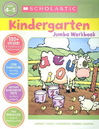 #N/A Scholastic Jumbo Workbook - Kindergarten