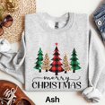 thumbnail image 3 of Plaid Christmas Trees Sweatshirt, Leopard Christmas Season Sweater, Western Holiday Sweatshirt, Crewneck Sweatshirt, Cute Christmas Shirt 1574996576, 3 of 6