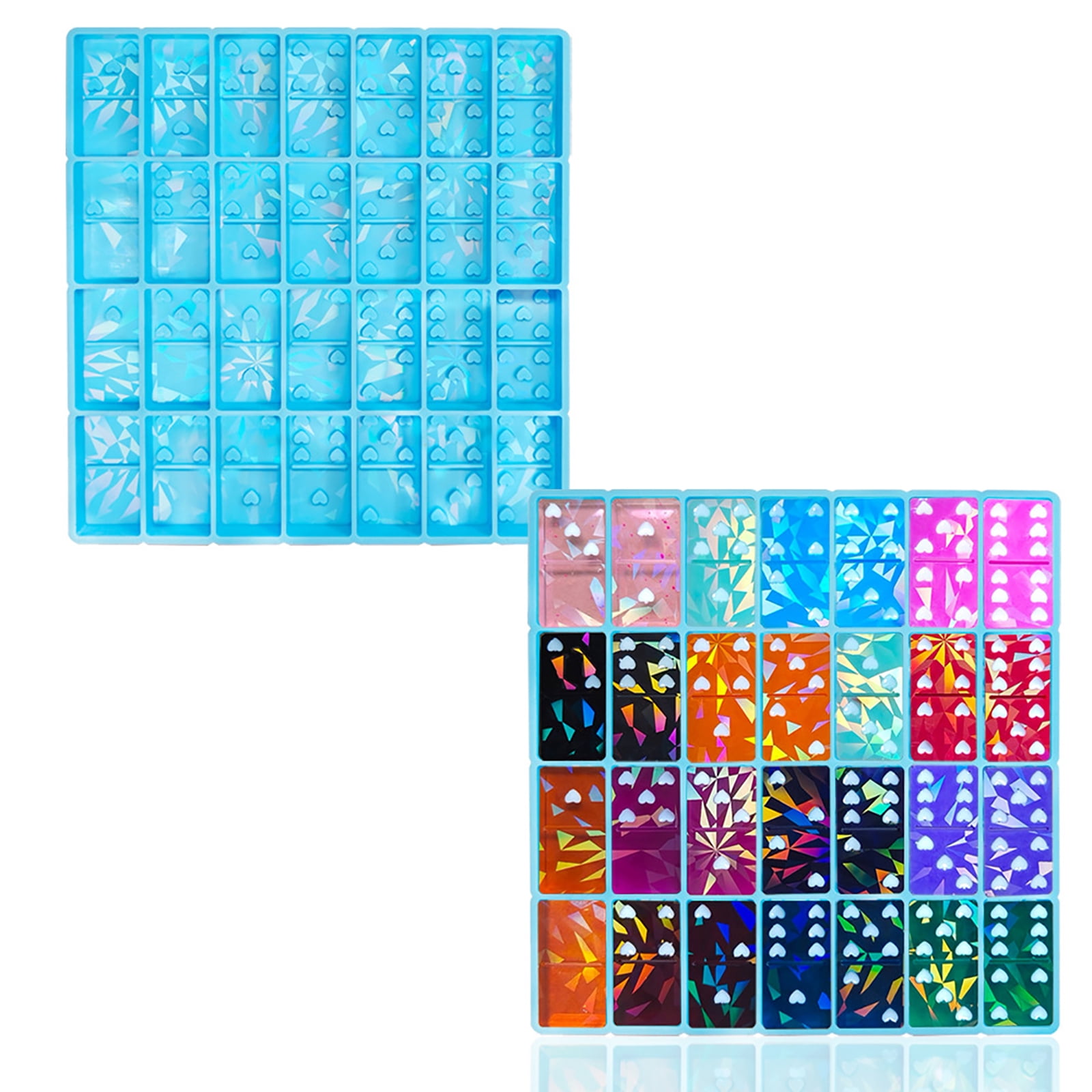 Dominoe Ornament Silicone Mold Epoxy Resin Molds for Crafts Making Jewelry Accessory