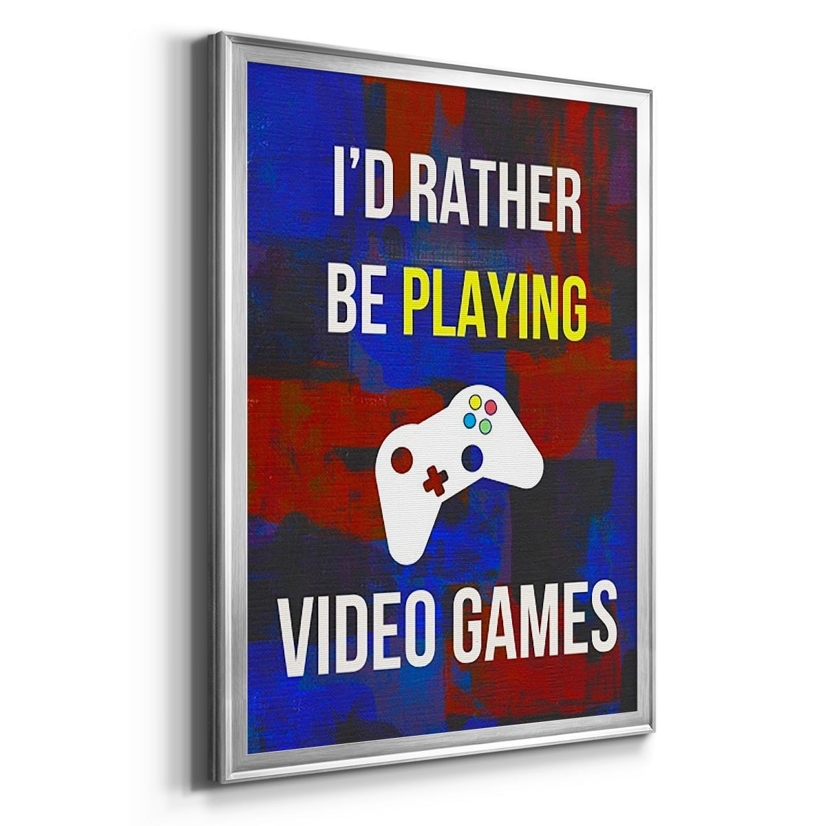 Gamer at Play III Premium Framed Print, in Gold, Black, or Silver - Ready to Hang